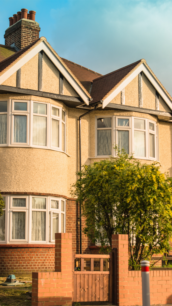 house in london with tree outside