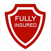 bens gutters East Midlands is fully insured