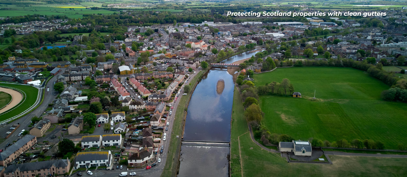 overview of scotland with river