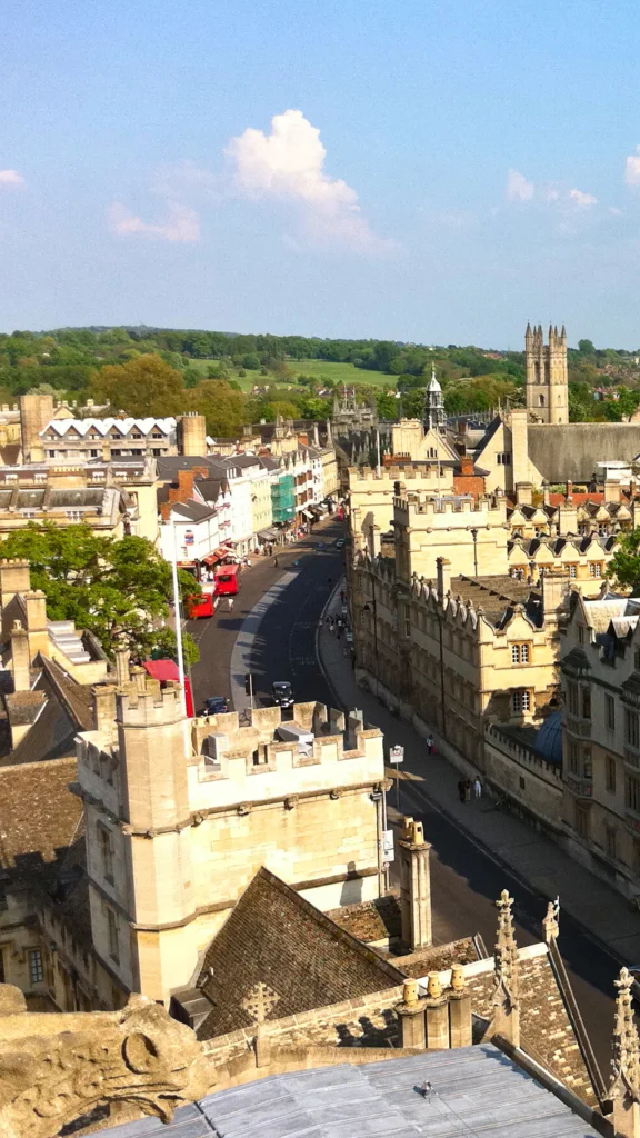 Oxford city rooftops
