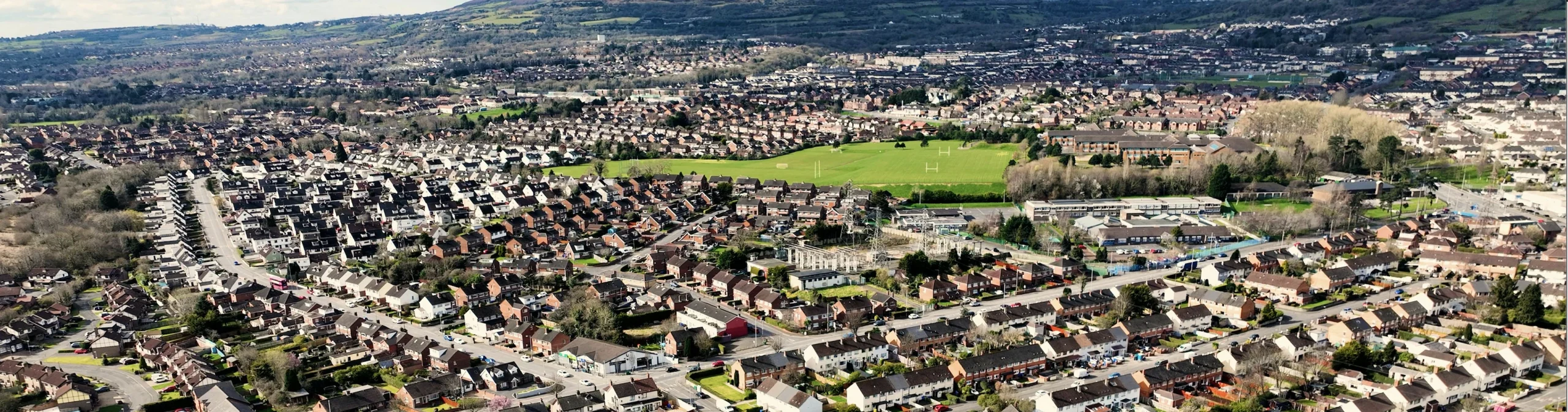 A vast landscape of Belfast designed for decorative and locational contexts.