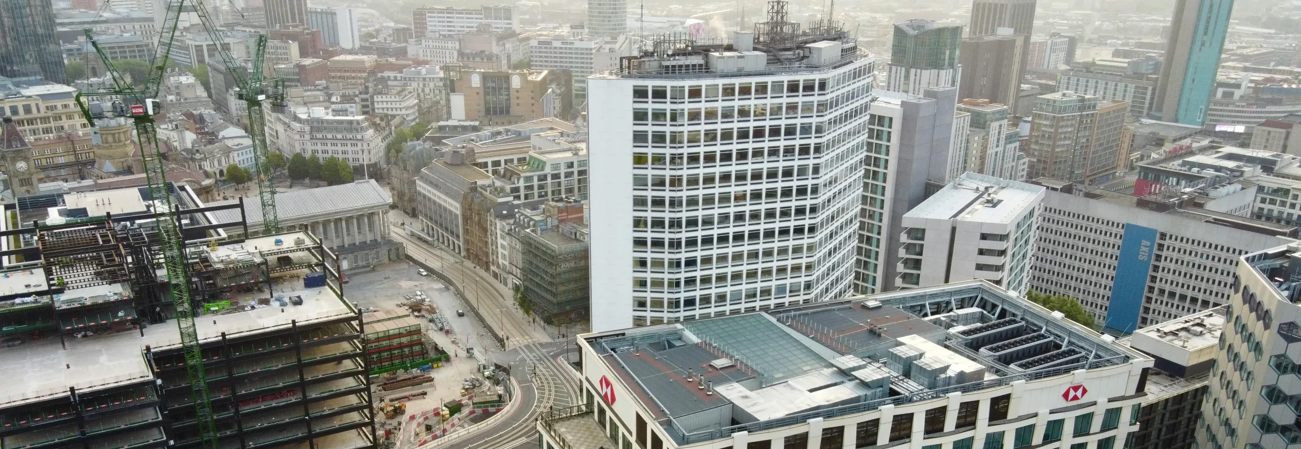 This is an aerial photograph of Birmingham, a footer image providing decorative and location of what this blog post is about.