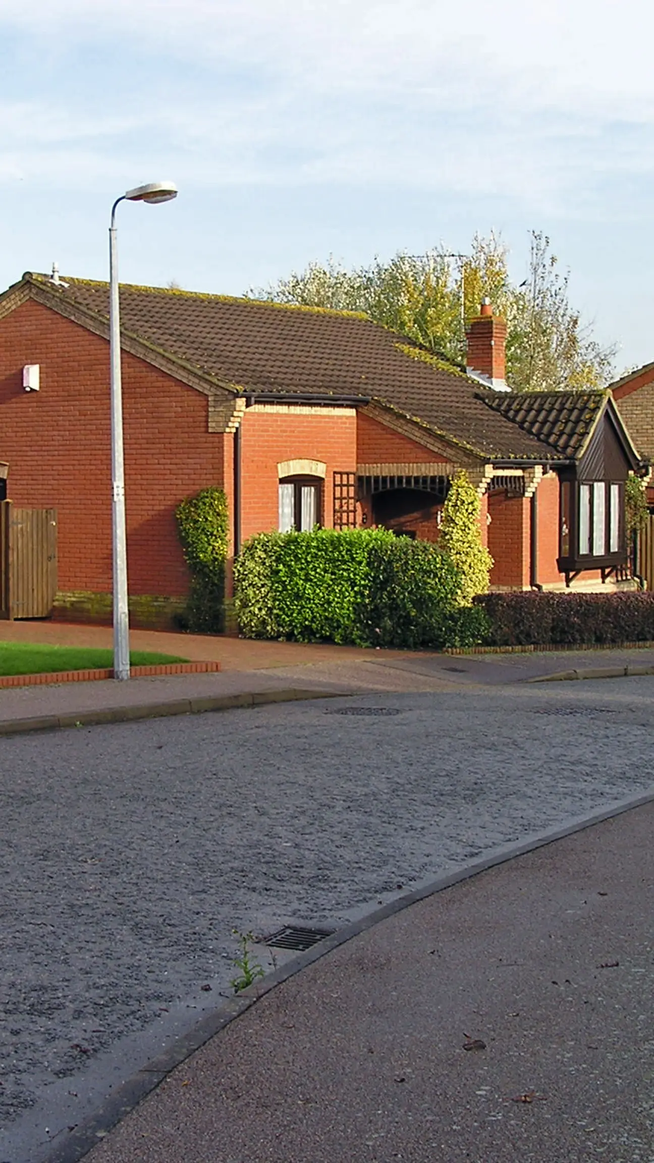 A portrait showing your typical British architecture in Suffolk.